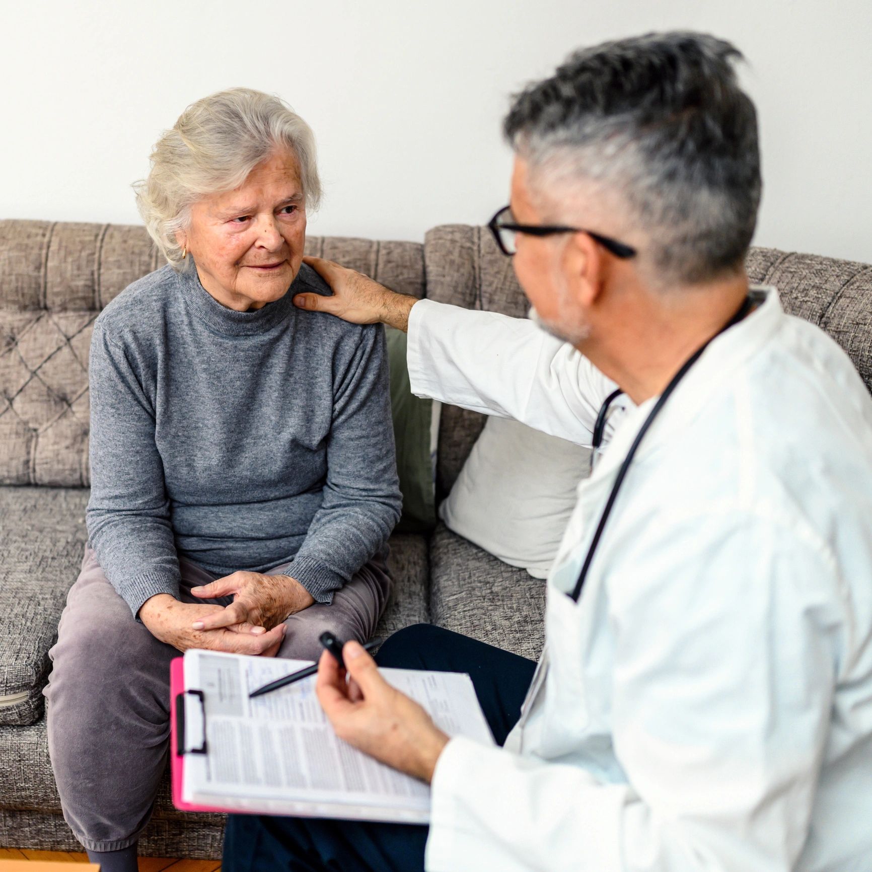 Psychiatric consultation between provider and patient